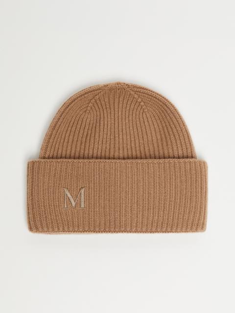 MMRETINA Rib-knit cashmere beanie hat