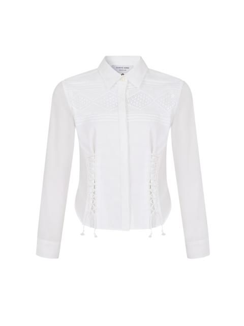 Regenerated Household Linen Corset Shirt