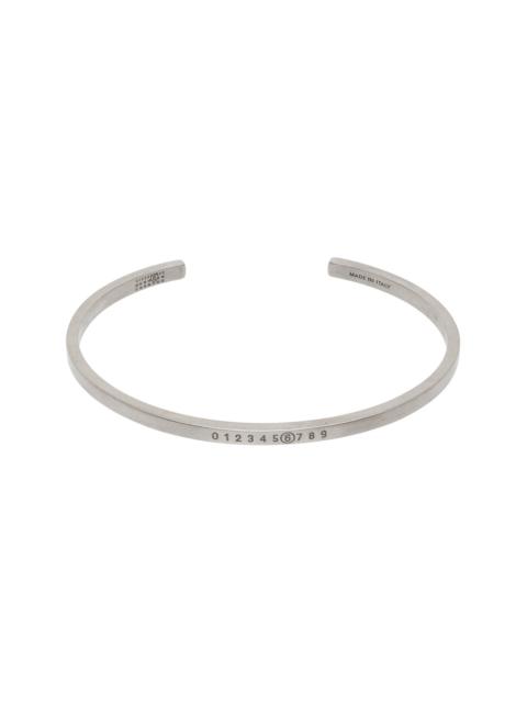 Numeric Minimal Signature Cuff Bracelet