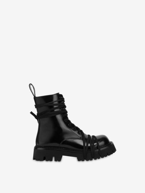 BIKER BOOTS IN BRUSHED CALFSKIN