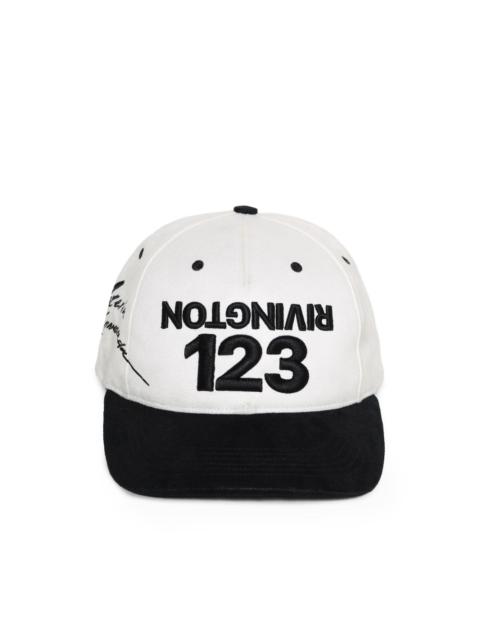 logo-embroidered cap