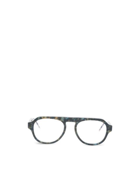 pilot-frame glasses