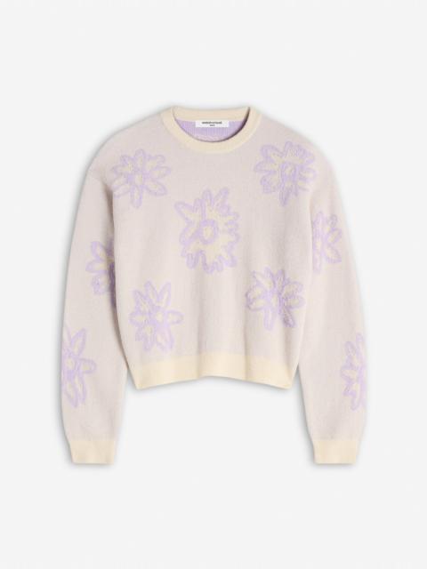 DAISIES INTARSIA TEXTURED JUMPER