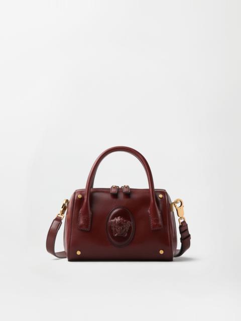 Roomy Small Leather Boston Bag