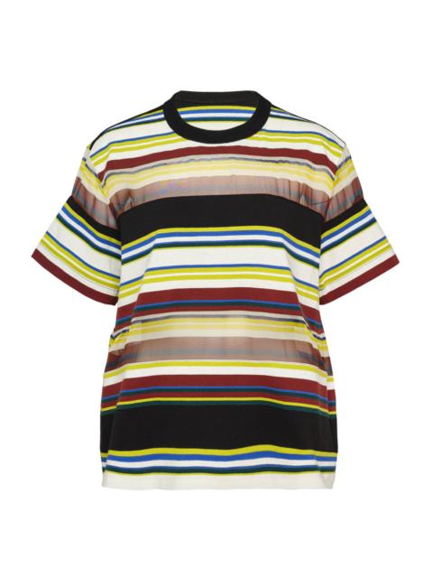 Stripe Cotton Jersey T-Shirt