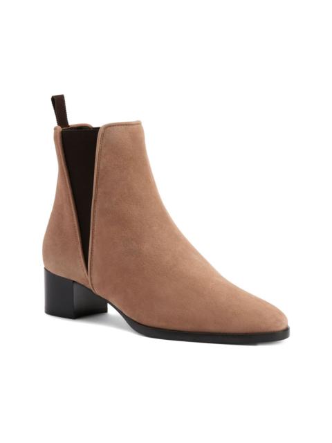 Judy elastic-panel suede boots