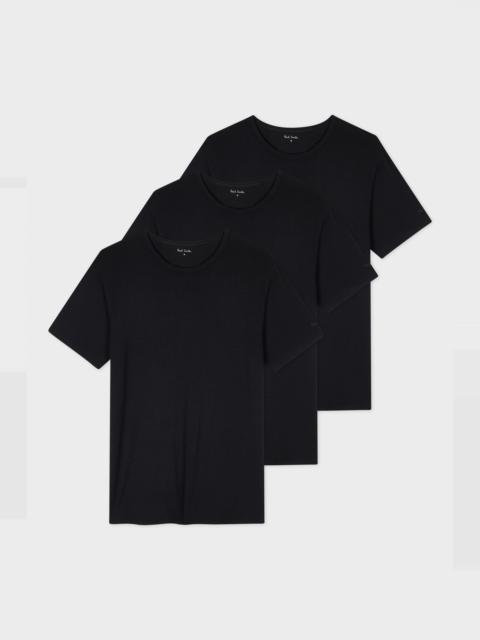 Black Modal Lounge T-Shirts Three Pack