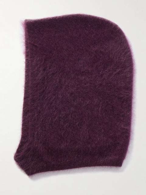 Brushed-cashmere Balaclava