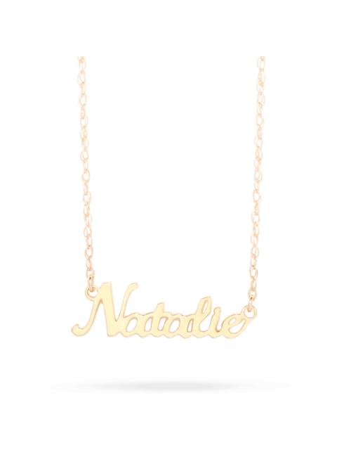 Say My Name Script Necklace