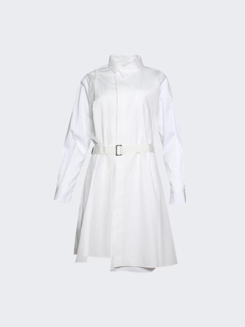 Poplin Dress Off White