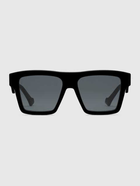 Square-frame sunglasses