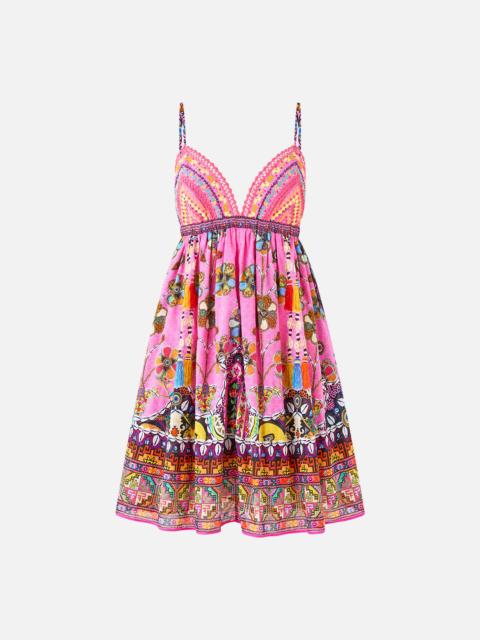 BRALETTE DETAIL SHORT DRESS