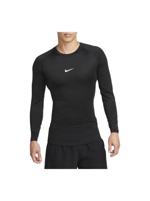Nike Pro Dri-FIT Tight Long-Sleeve Fitness Top 'Black' FB7920-010