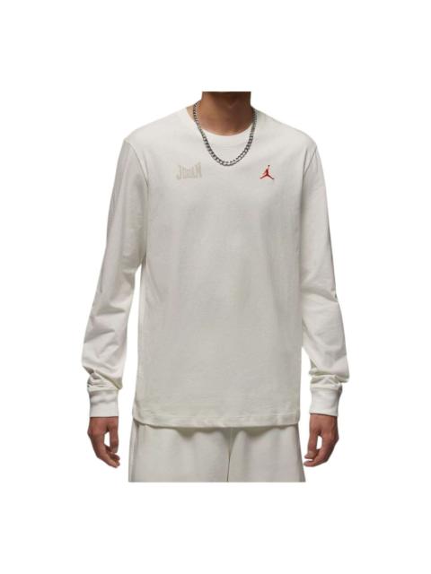 Air Jordan Long Sleeve Graphic T-Shirt 'Sail' IM3387-133
