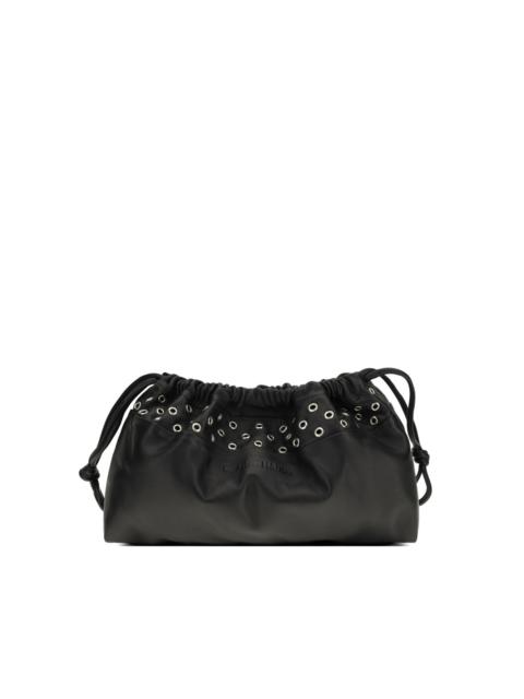 Double Clutch with eyelets clutch bag