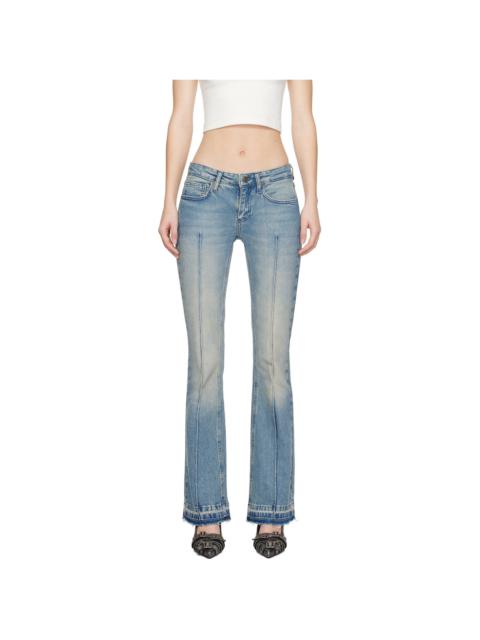 Blue Flare Jeans