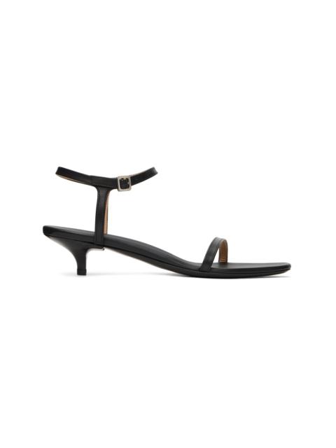 Black Fiuto Heeled Sandals