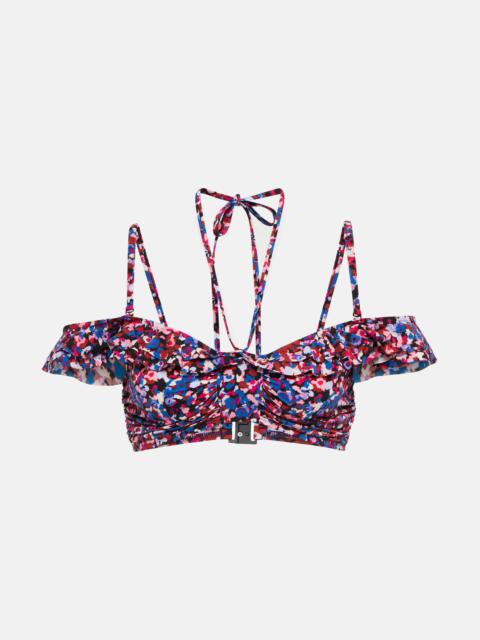 Skyros floral bikini top