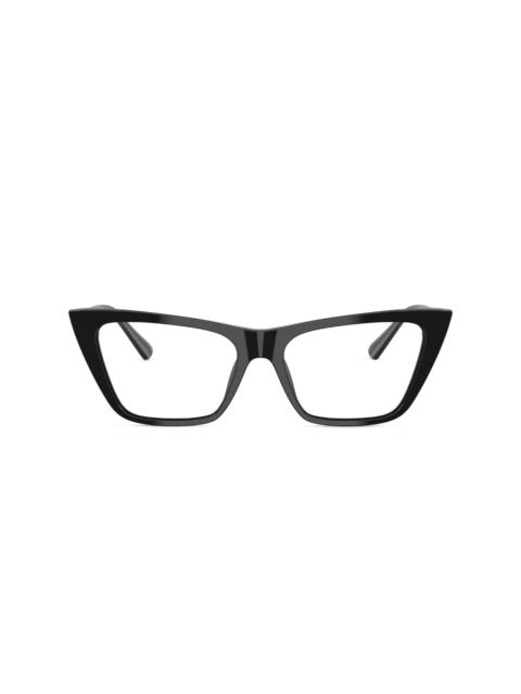 cat-eye glasses