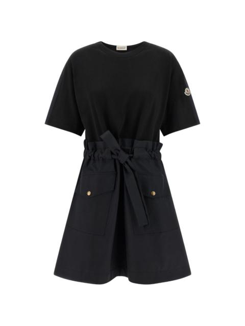 belted mini dress
