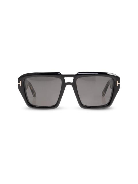 pilot-frame sunglasses