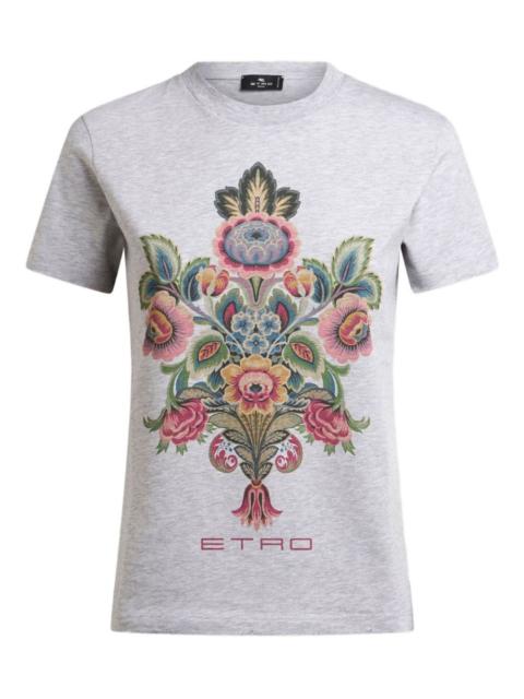 paisley-print T-shirt