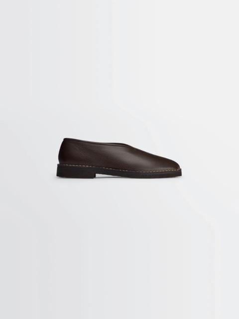 PIPED CREPE SLIPPERS