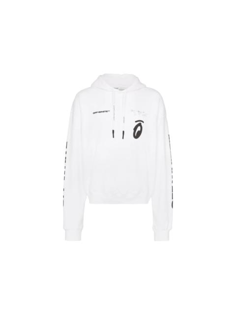 OFF-WHITE Splitted Arrows Hoodie White/Black