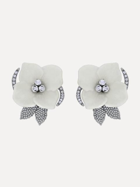 PEARL BLOSSOM CLIP-ON EARRINGS