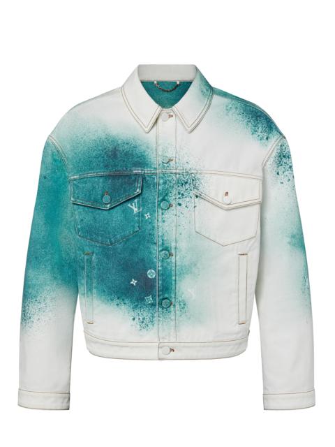 LV Spray Denim Jacket