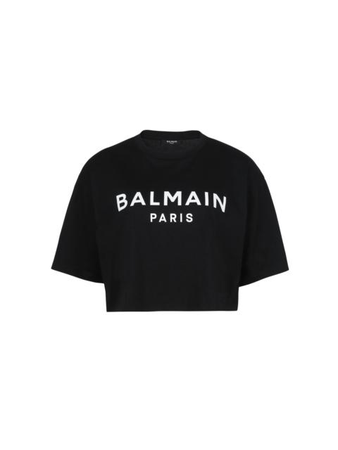 T-shirt with Balmain Paris print