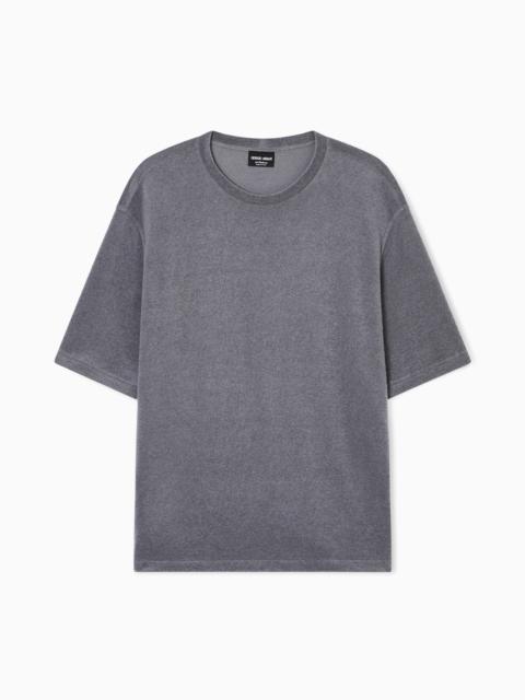 CREW-NECK T-SHIRT IN PURE CASHMERE JERSEY