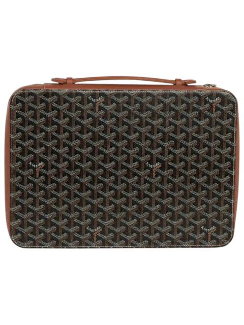 Goyard Universal Companion Goyardine Black/Tan