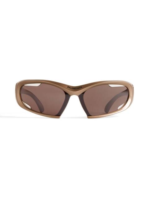 Dynamo Rectangle Sunglasses  in Green