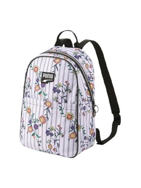 (WMNS) PUMA Prime Time Festival Backpack 'White Black Purple' 076989-01