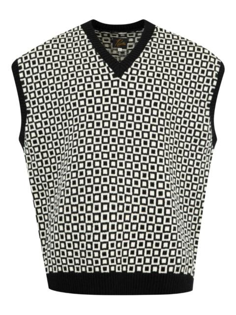 pattern vest