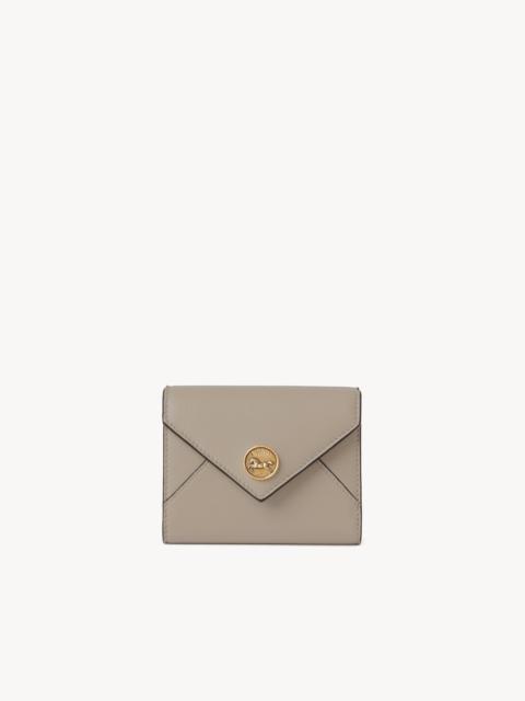 SMALL ENVELOPE TRI-FOLD IN GRAINED LEATHER