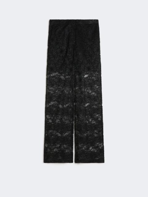 Lace trousers - BLACK