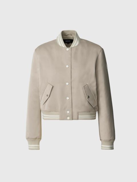 JUNIPER-SA Satin Bomber Jacket