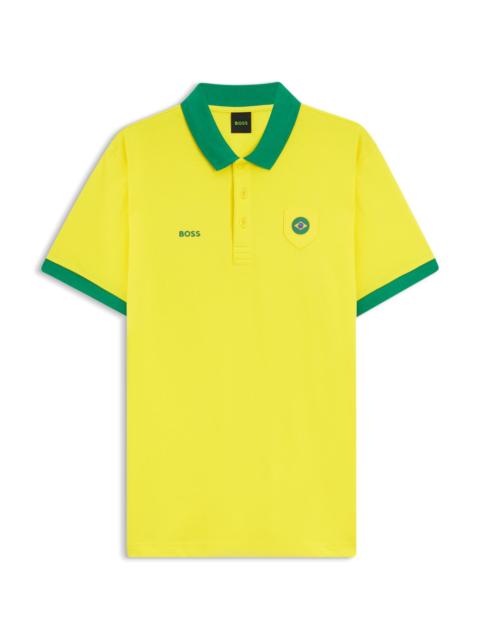 PADDY POLO SHIRT WITH COUNTRY FLAG