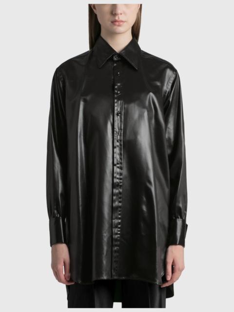 FAUX LEATHER SHIRT