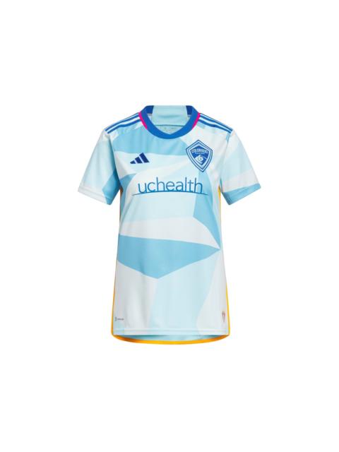 adidas Colorado Rapids Women's 2023 New Day Kit Replica Jersey Light Blue
