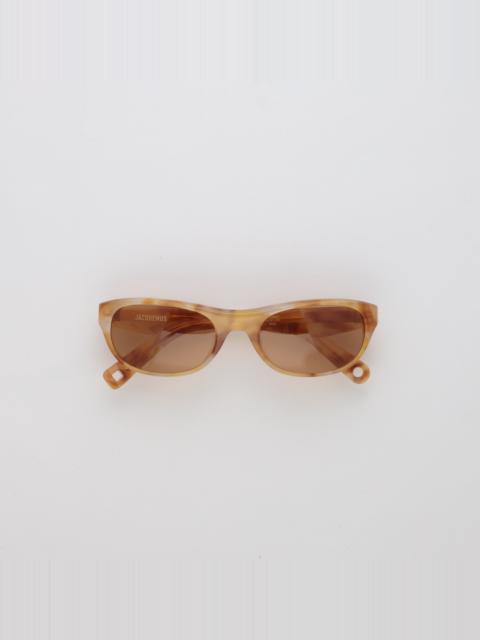 Sole Angular D-Frame in Tortoiseshell