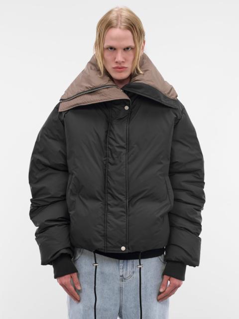Black Poly Puffer Jacket