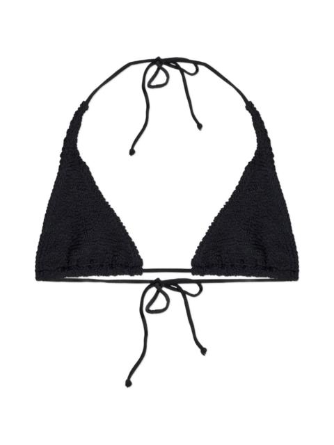 Serenity textured tie bikini