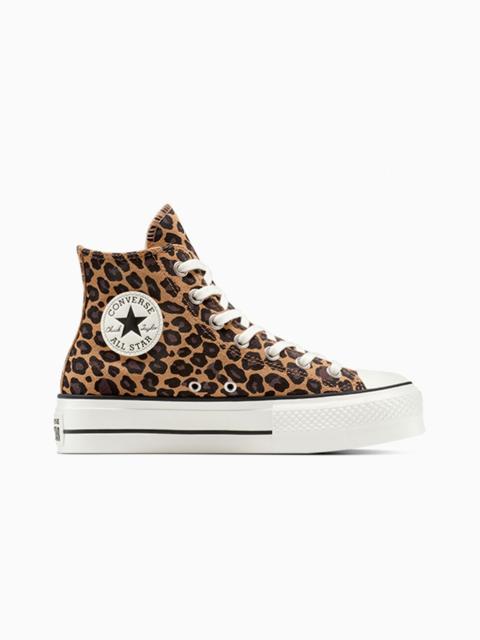 Chuck Taylor All Star Lift Platform Leopard Suede