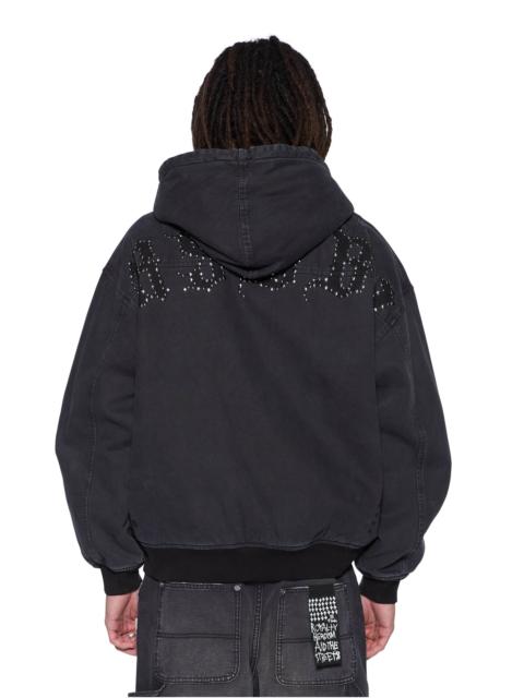 BOMBER JACKET STUD BLACK