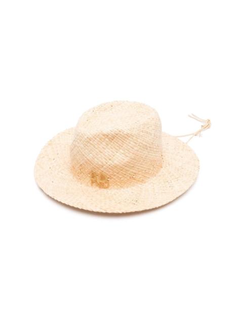 pearl-embellished fedora hat