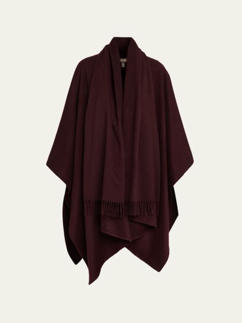 Daisy Fringed Cashmere Cape