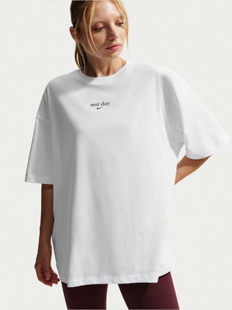 Nike Women's Oversized Dri-FIT Short-Sleeve T-Shirt